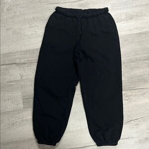 Old Navy Black Women’s Jogger Sweatpants - Elastic Waist & Cuffs